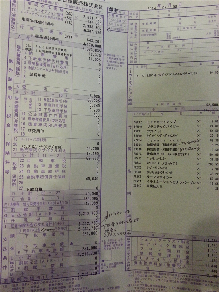 価格 Com 注文書 日産 セレナ 10年モデル Hrパパさん のクチコミ掲示板投稿画像 写真 ハイウェイスターg S Hybridを契約してきました