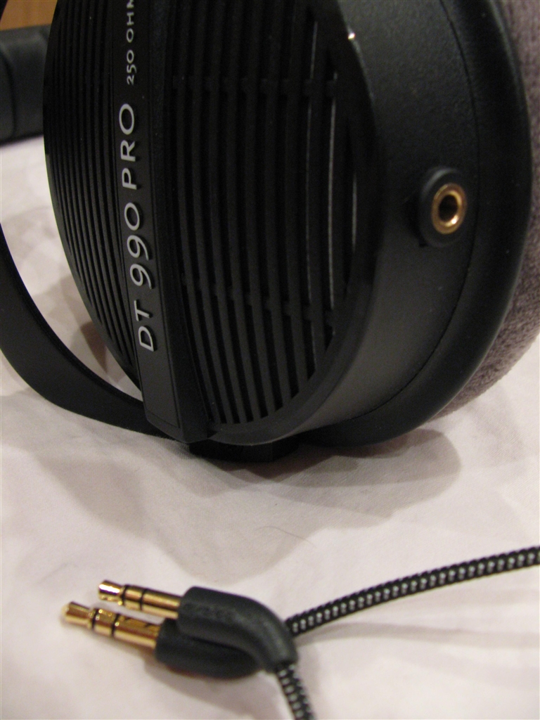 beyerdynamic DT990pro ケーブル交換 - ヘッドフォン