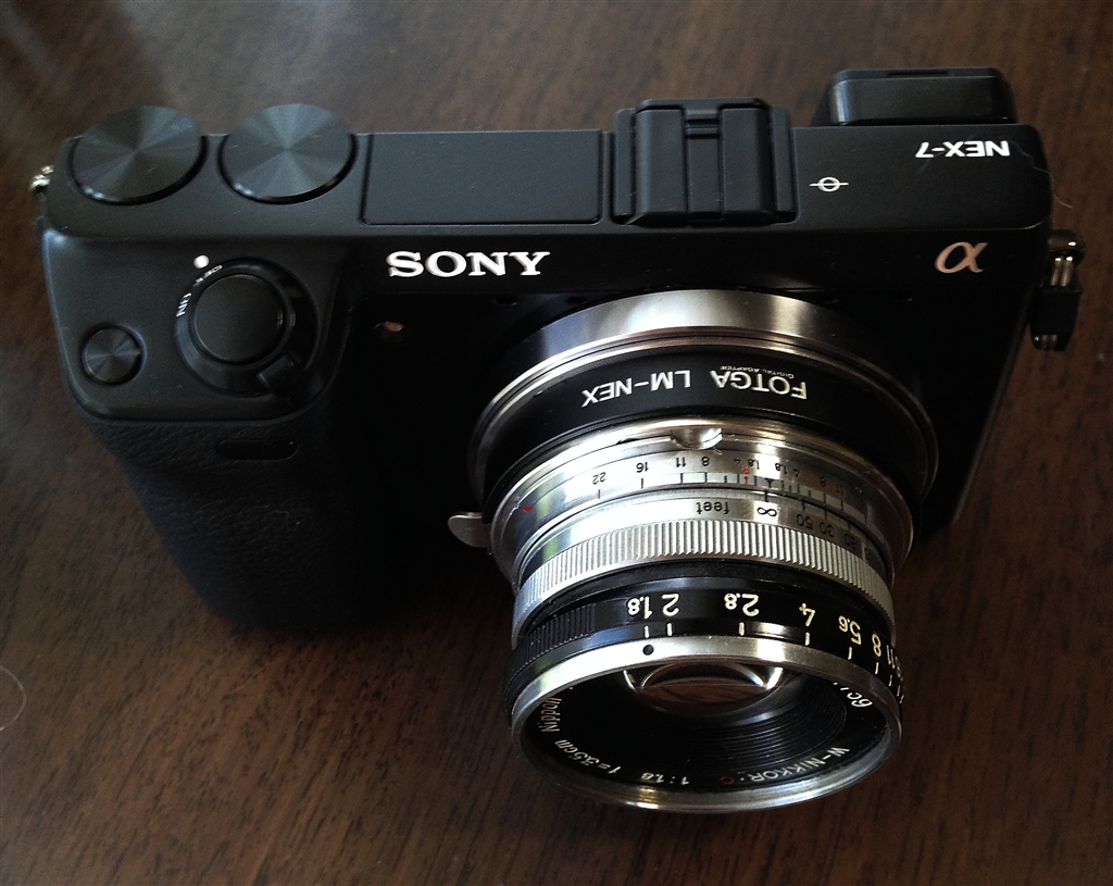 価格.com - 『Leica L マウント Nikkor 35mm f1.4』SONY α NEX-7K ズームレンズキット G1_red