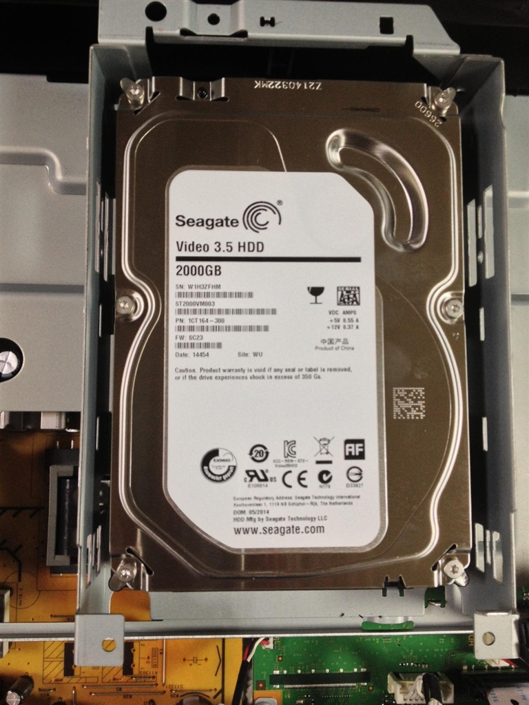 HDD 500GB ブルーレイレコーダー BDZ-AT300S 動作良品①