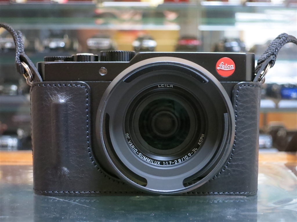 GARIZ Leica D-LUX (Typ109)用 本革カメラケース HG-DLUXBK ブラック