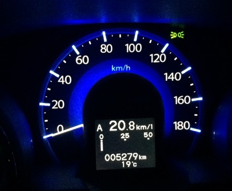 価格 Com 渋滞通勤での燃費表示です ホンダ フィットシャトル デジバカ ｂｅｎｂｅｎさん のクチコミ掲示板投稿画像 写真 販売店デモ車のフィットシャトル契約しました あ