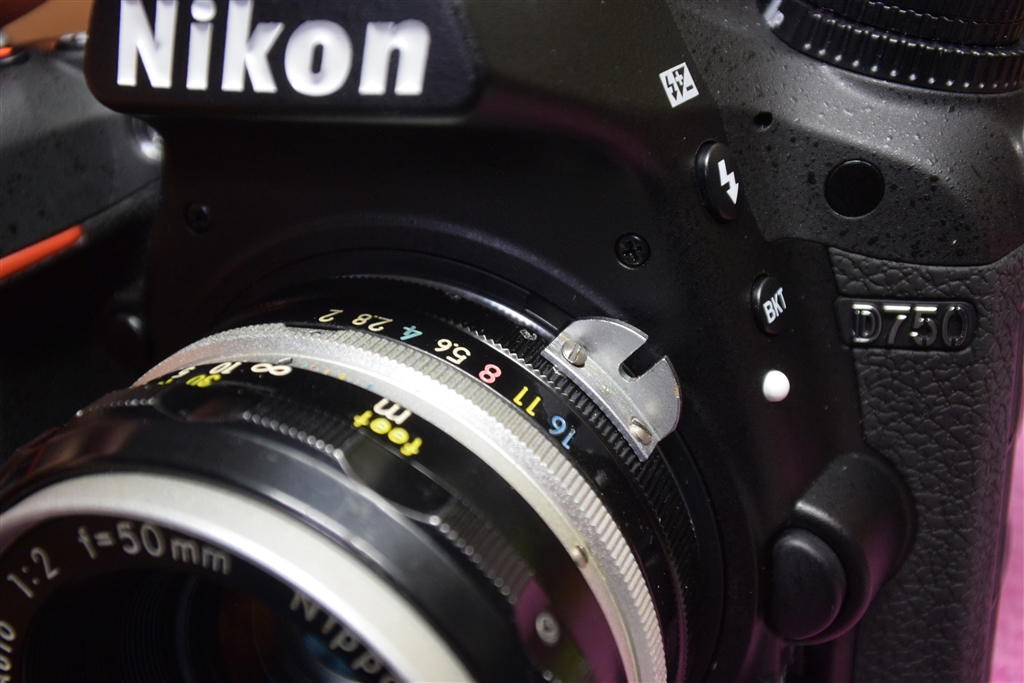 価格.com - 『③カニ爪と絞り連動レバー』ニコン D750 24-120 VR