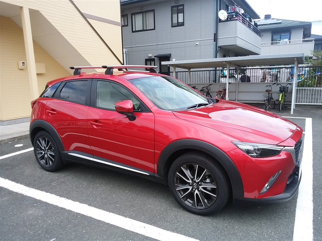 価格.com - マツダ CX-3 2015年モデル mussasekiさん のクチコミ掲示板投稿画像・写真「マツダ純正システムキャリアベースの THULE製品との互換性」[2817740]