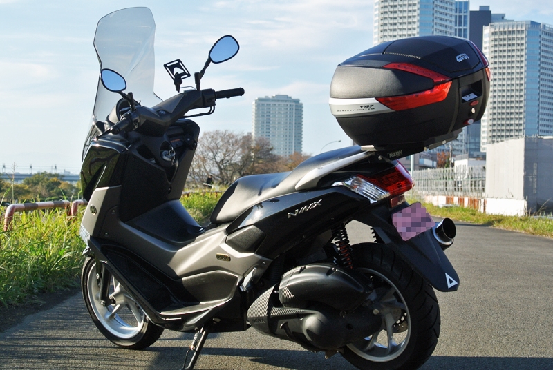 キジマ NMAX リアキャリア GIVI ベースフレーム付き 125 155