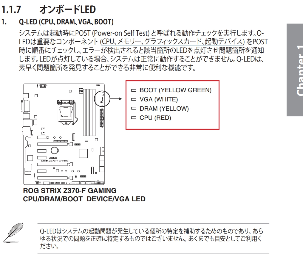 価格.com - 『マニュアル1-11ページ』ASUS ROG STRIX Z370-F GAMING
