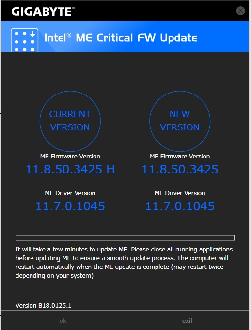 Intel me fw update tool что это