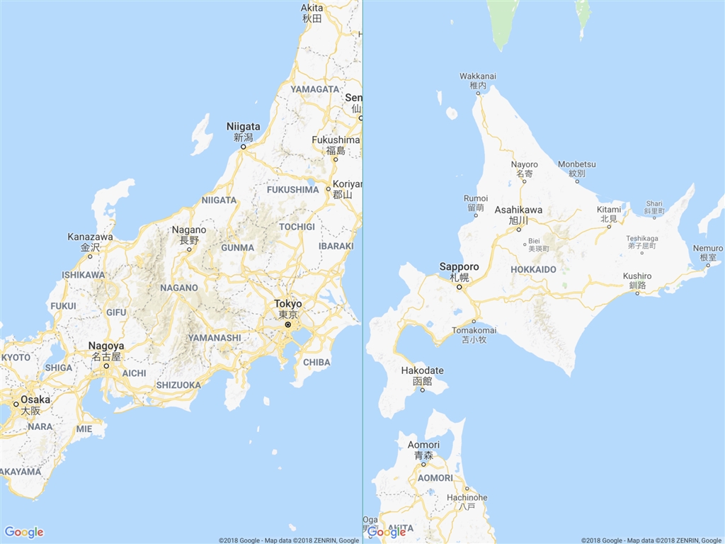 価格 Com 同一縮尺による北海道と関東比較 自動車 本体 Categoryzeroさんのクチコミ掲示板投稿画像 写真 今回の北海道 地震における停電に伴うevについて