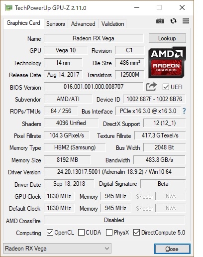 価格.com - 『GPU-Z』SAPPHIRE NITRO+ RADEON RX 570 4G GDDR5 [PCIExp ...