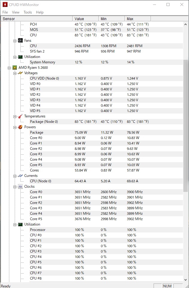 Cpu Z Stress Cpu Amd Ryzen 5 2600 Box Spritzer