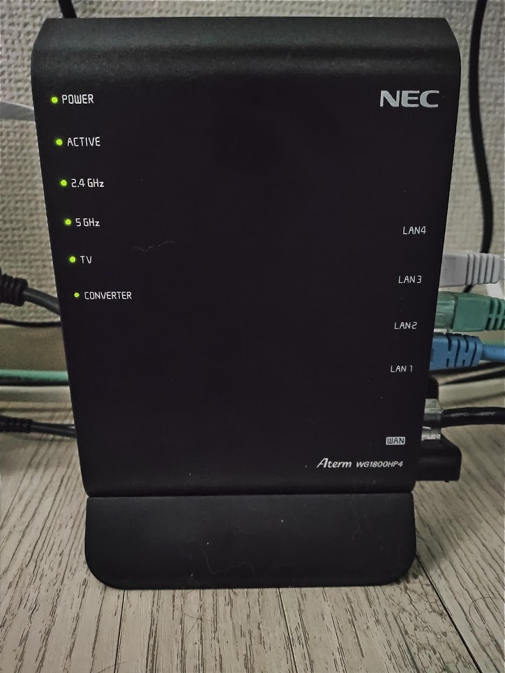 価格.com - 『WG1800HP4前面ランプ状態』NEC Aterm WG1800HP4 PA ...