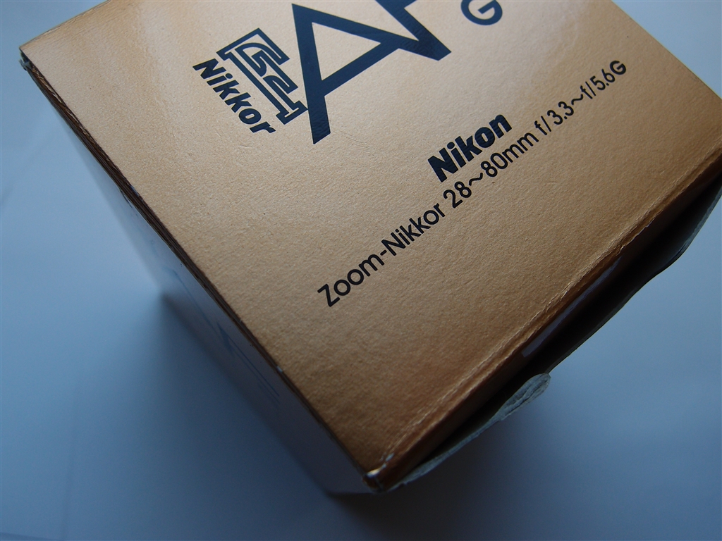 価格.com - 『箱は・・・』 中古レンズ rumamonnさんのクチコミ掲示板投稿画像・写真「AF Nikkor 35-80mm F4-5