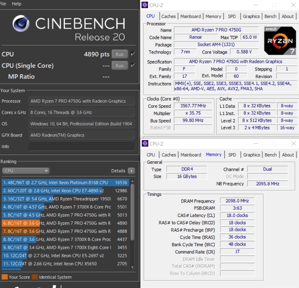 cpu z asus rog