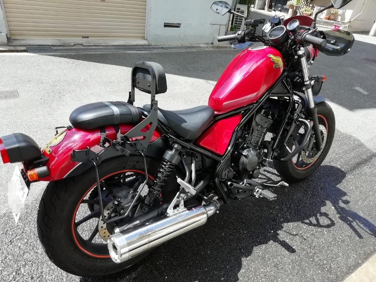 価格.com - 『シルバー→パールレッドに塗装』ホンダ レブル250 ぐりん