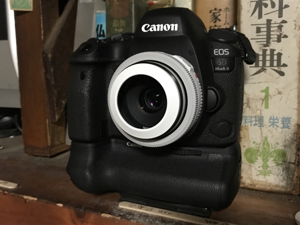 価格.com - 『Canon EOS 6D Mark Ⅱ に白いEF40mm F2.8 STMを着けた状態です。』CANON EF40mm