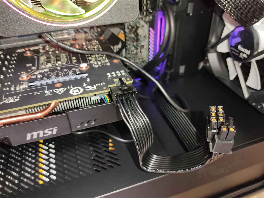 価格.com - 『補助電源が一つ余っています』MSI GeForce GTX