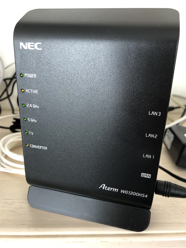 正規逆輸入品】 NEC PA-WG1200HS4 Wi-Fiルーター Aterm WG1200
