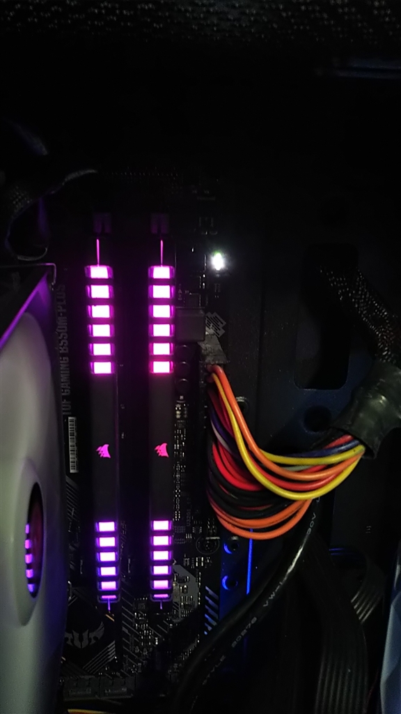 『B550MPLUS VGA・BOOT LED点灯』ASUS TUF GAMING B550PLUS キャッシュは増やせ