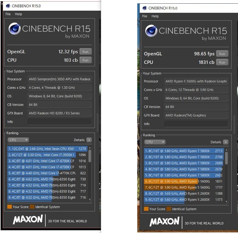 価格.com - 『初代APUとの比較 CINEBENCH R15』AMD Ryzen 5 5600G BOX 軽部さん のクチコミ掲示板投稿 ...