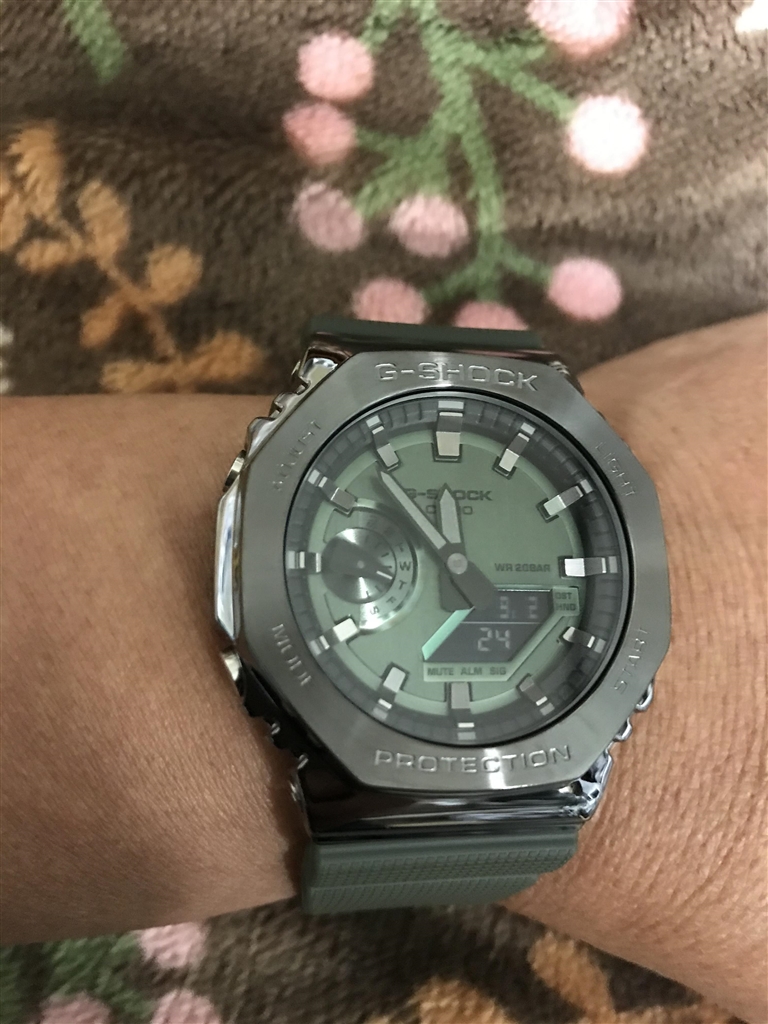 CASIO G-SHOCK GM-2100B-3AJF グリーン - 腕時計(アナログ)