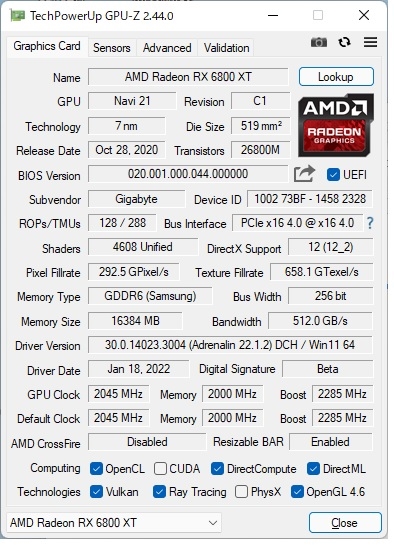 グラフィックスボード Sapphire PULSE Radeon RX 6600 8GB 11310-01