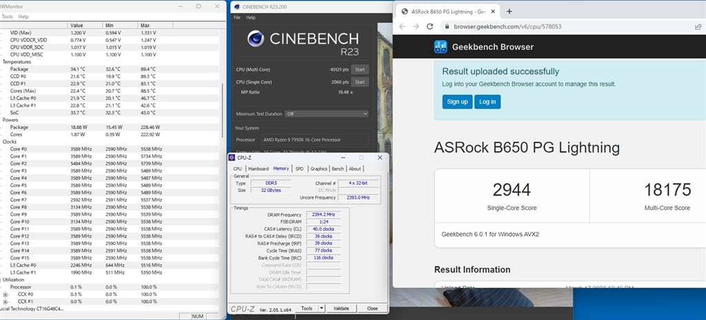 価格.com - 『Tjmax 90℃,Curve Optimizer All core -30mV』AMD Ryzen 9