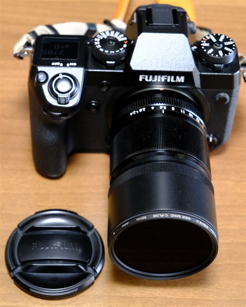 価格.com - 『XF60F2.4+SIGMAフードLH3-01に62㎜PL-Cﾌｨﾙﾀｰ装着例』富士