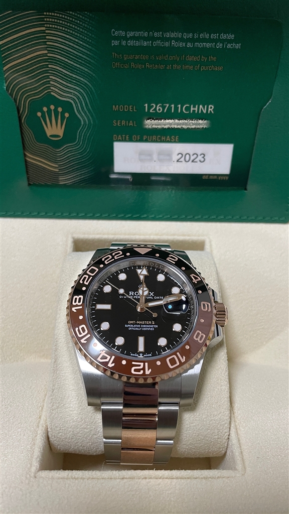 価格.com - ロレックス GMTマスターII 126711CHNR [オイスター