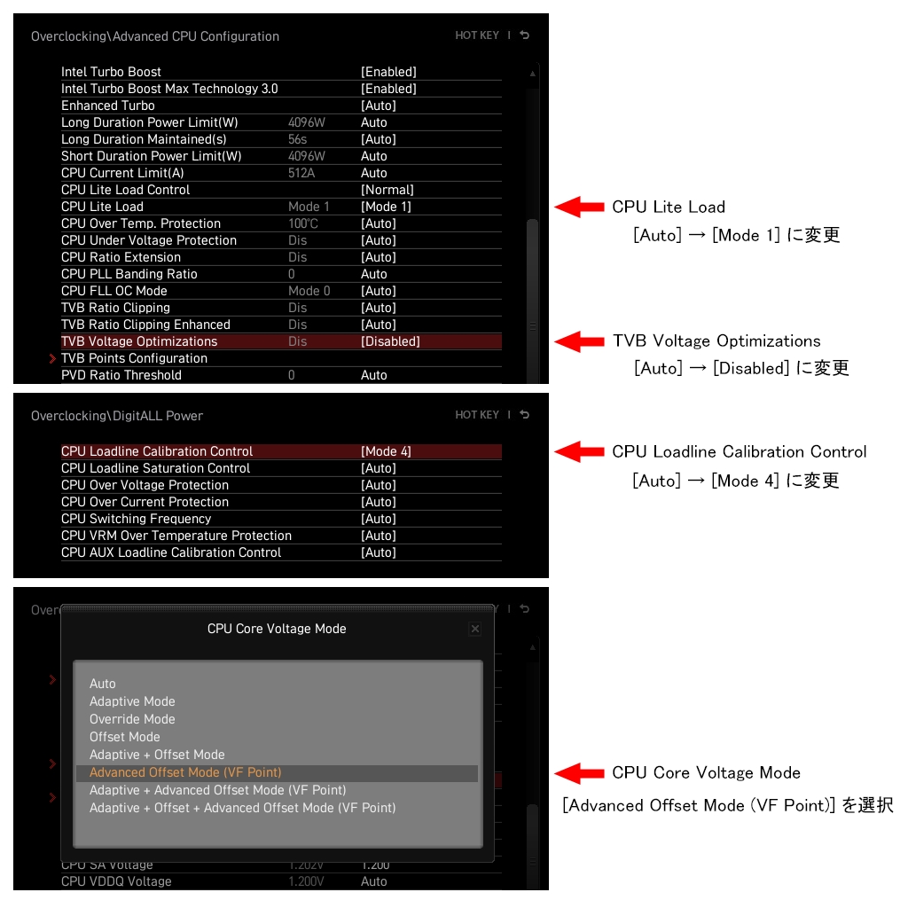 『BIOS設定』MSI MPG Z790 CARBON WIFI kazupさん のクチコミ掲示板投稿画像・写真「CPU