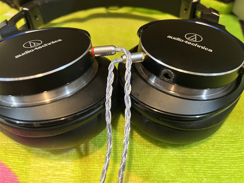 価格.com - 『audio-technica ATH-MSR7 片出し/両出しバランス化』オーディオテクニカ ATH-MSR7 MA☆RSさん  のクチコミ掲示板投稿画像・写真「ATH-MSR7を片出し/両出し２Wayバランスしてみた」[3932667]