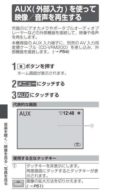 価格.com - 『カロッツェリア AUXマニュアル』パイオニア DMH-SZ500 MA