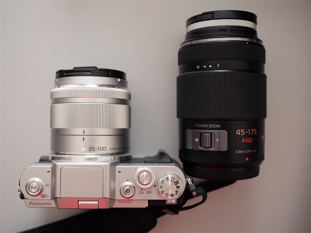 価格.com - 『GF7に装着した際の収納時の状態とPZ』パナソニック LUMIX