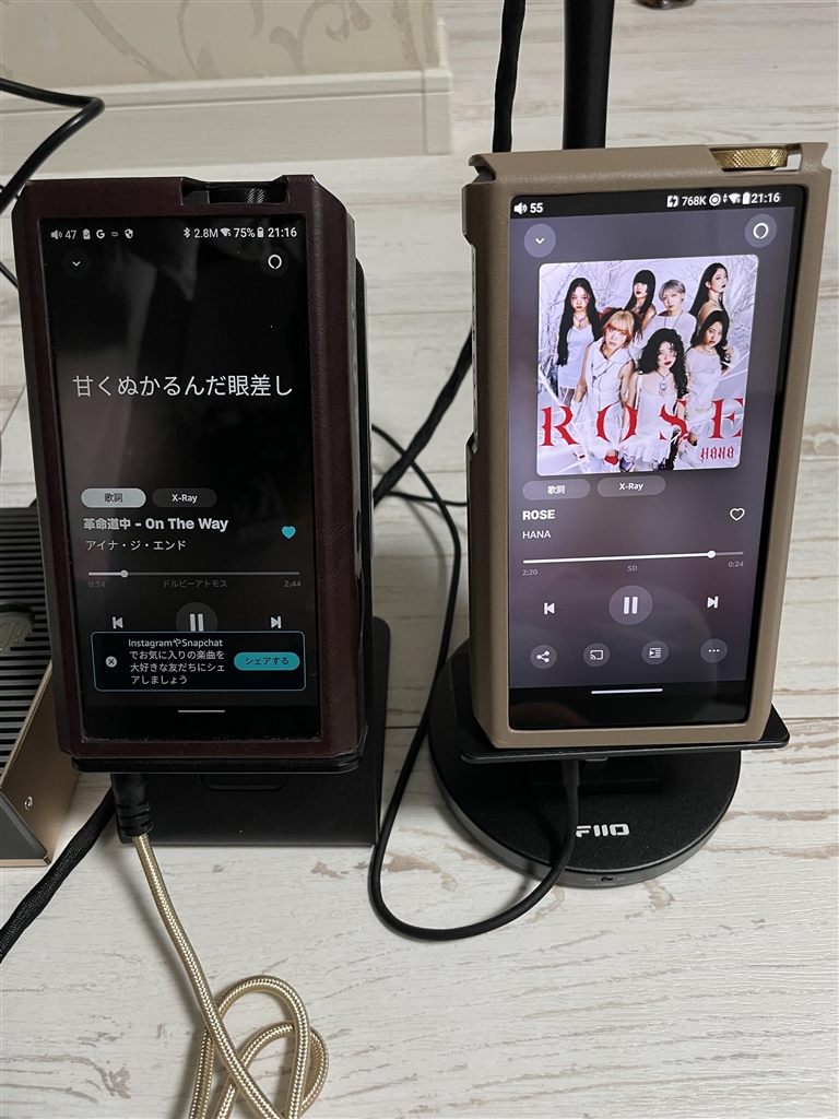 価格.com - 『左がM17右がM27』FiiO M27 Titanium Alloy FIO-M27-TA