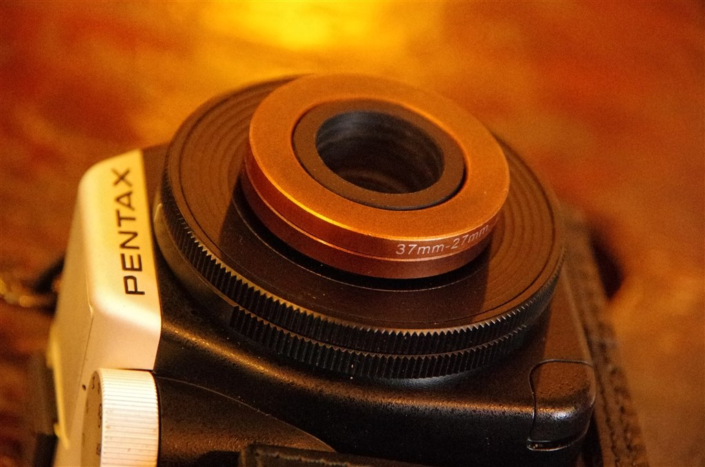 薄型レンズ用レンズフード。』 ペンタックス PENTAX K-01 レンズキット