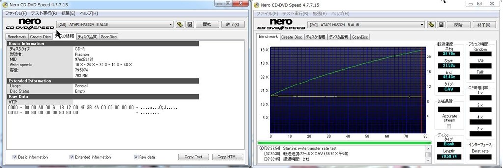 いまさらダレも気にかけないdaisoのcd Rの品質チェック Liteon Ihas324 27 のクチコミ掲示板 価格 Com