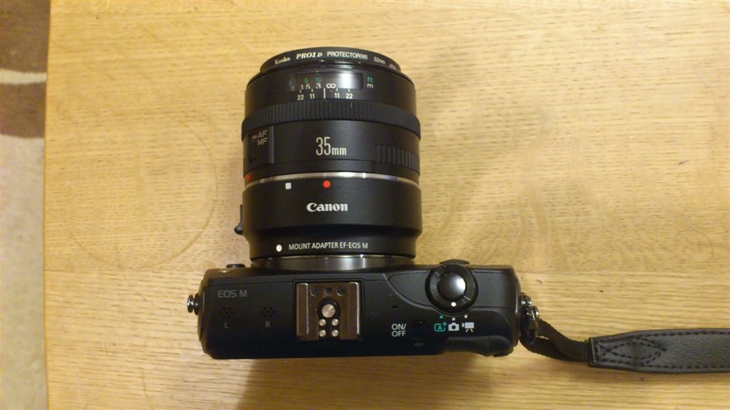 EOS M に EF35mm F2 IS USM』 CANON EOS M EF-M22 STM レンズキット の