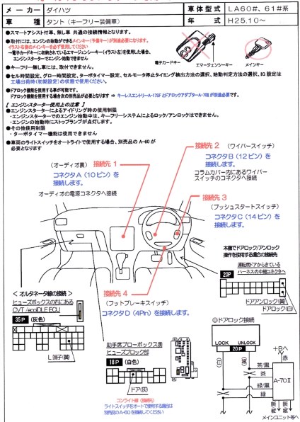 ユピテル製エンジンスターター』 ダイハツ タントカスタム のクチコミ掲示板 - 価格.com