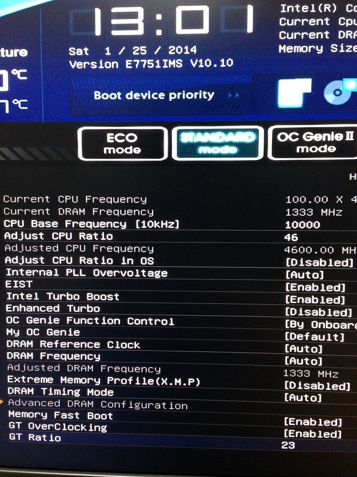 OC後のクロック数が下がりません』 MSI Z77A-GD65 のクチコミ