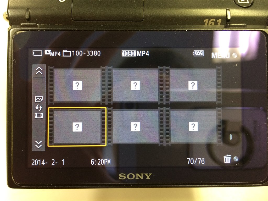 動画ファイルのプレビューが壊れてしまいました Sony A Nex 5r ボディ のクチコミ掲示板 価格 Com