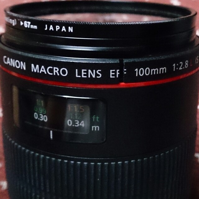 レンズ名表記リングフレーム』 CANON EF100mm F2.8L マクロ IS USM の ...