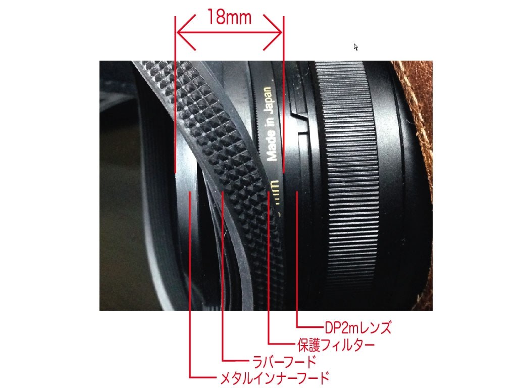 フードを2重に付けてみました』 シグマ SIGMA DP2 Merrill のクチコミ