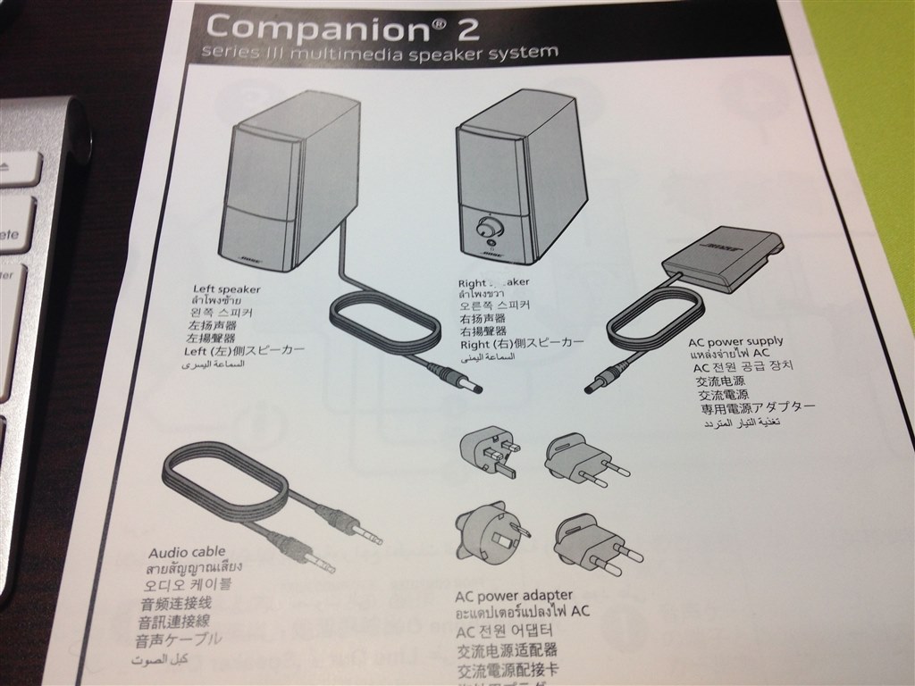 ACアダプターについて』 Bose 2 speaker system [ブラック] のクチコミ掲示板 - 価格.com