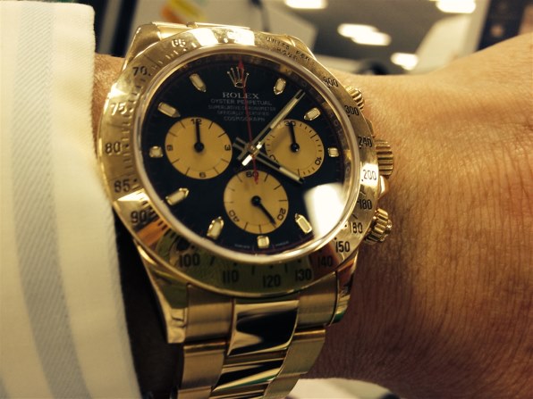 mahoya画面です ロレックス 116528 デイトナ 自動巻き（ブラックxシャンパン）投稿画像
