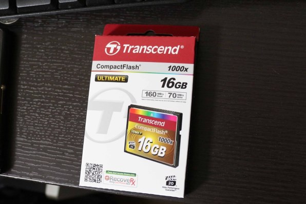 Transcend 16GB CompactFlash Memory Card 1000x TS16GCF1000 