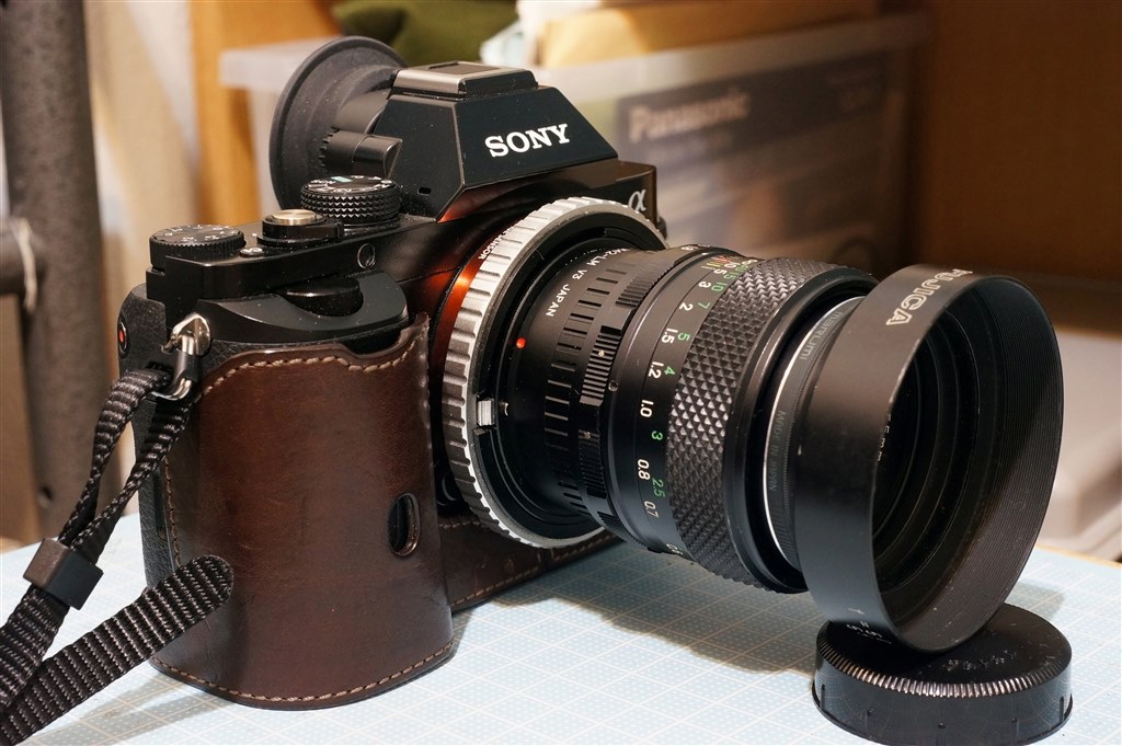 マウントアダプターの二段重ね』 SONY α7 ILCE-7 ボディ のクチコミ 