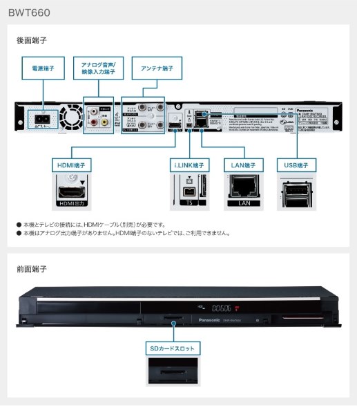 [z479]パナソニック　ディーガ　DMR-BWT660 z479]パナソニック ディーガ DMR-BWT660 Panasonic DMR-BWT660