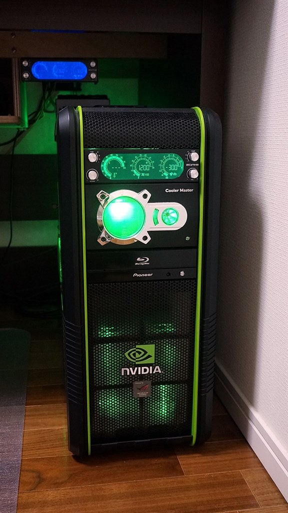nVIDIAグリーンで統一してみました』 COOLER MASTER CM690 II Plus