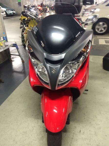 スカイウェイブ250カスタム、cj44、実動、難あり