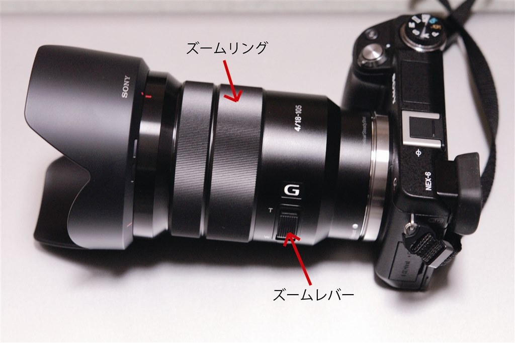 最新情報 SONY - OSS G F4 18-105mm PZ E レンズ SONY レンズ(ズーム 