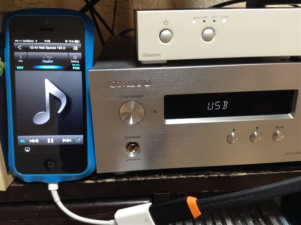 Iphone Ipadとusb接続で 音質アップはいいですよ Onkyo Dac 1000 S のクチコミ掲示板 価格 Com